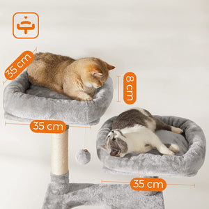 Light Grey Cat Tree Tower Activity Centre - Karrari