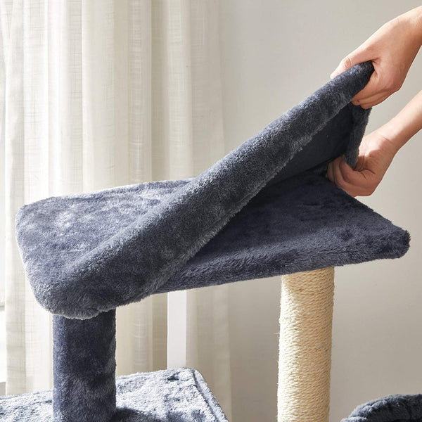 Smoky Grey Small Cat Tree Condo Tower - Karrari