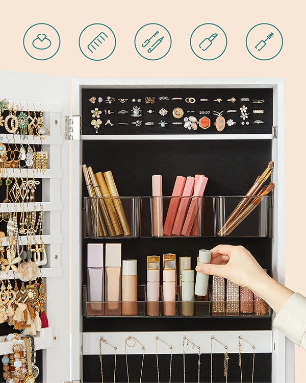 Standing Mirror Jewellery Storage Cabinet - Karrari