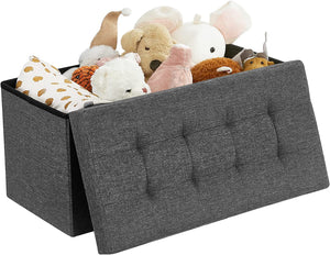Foldable Storage Bench – Linen Style - Karrari
