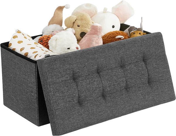 Foldable Storage Bench – Linen Style - Karrari