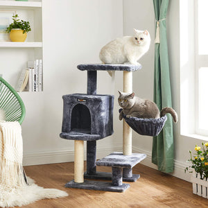Smoky Grey Small Cat Tree Condo Tower - Karrari