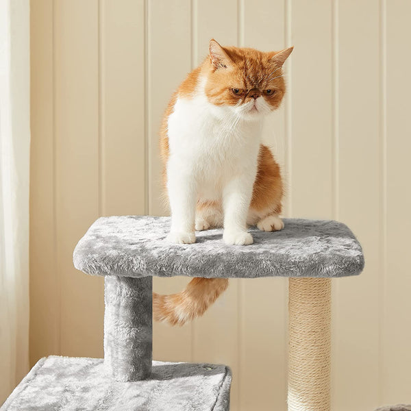Light Grey Small Cat Tree Condo Tower - Karrari