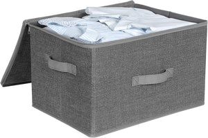 Foldable Storage Boxes with Lids & Handles - Karrari
