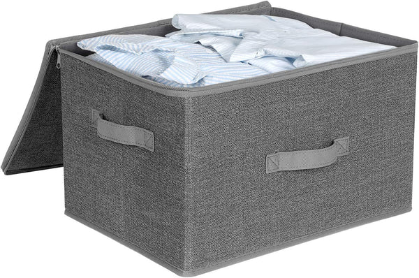 Foldable Storage Boxes with Lids & Handles - Karrari