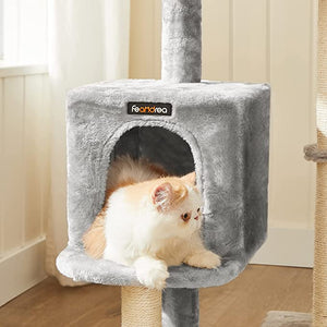 Light Grey Small Cat Tree Condo Tower - Karrari