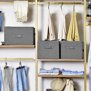 Foldable Storage Boxes with Lids & Handles - Karrari