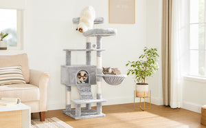 Light Grey Cat Tree Tower Activity Centre - Karrari