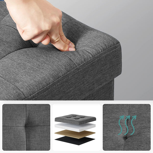 Folding Storage Ottoman - Karrari