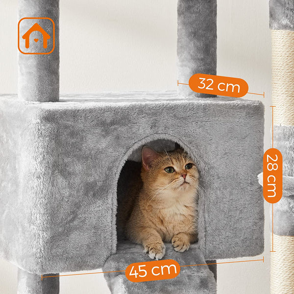 Light Grey Cat Tree Tower Activity Centre - Karrari