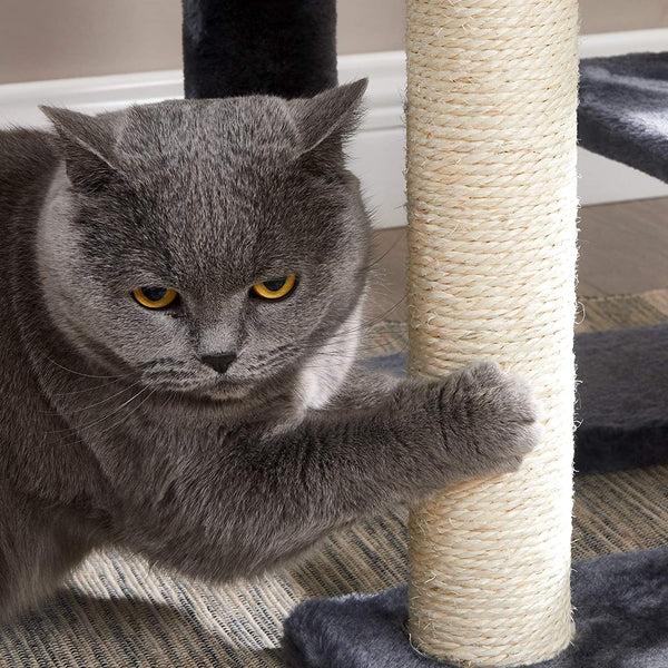 Smoky Grey Small Cat Tree Condo Tower - Karrari