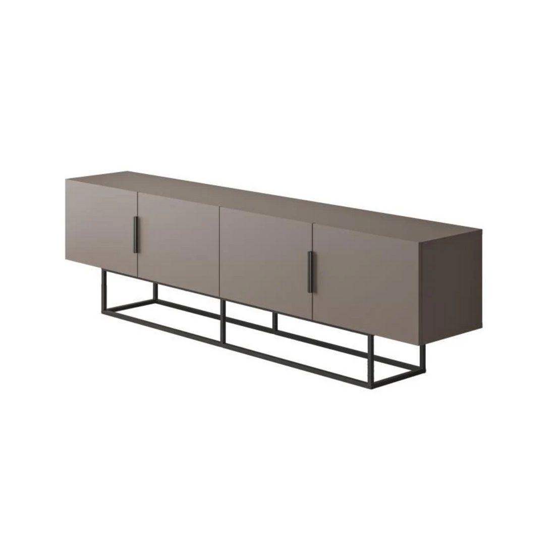 TONTINI TV Console – Matte Taupe