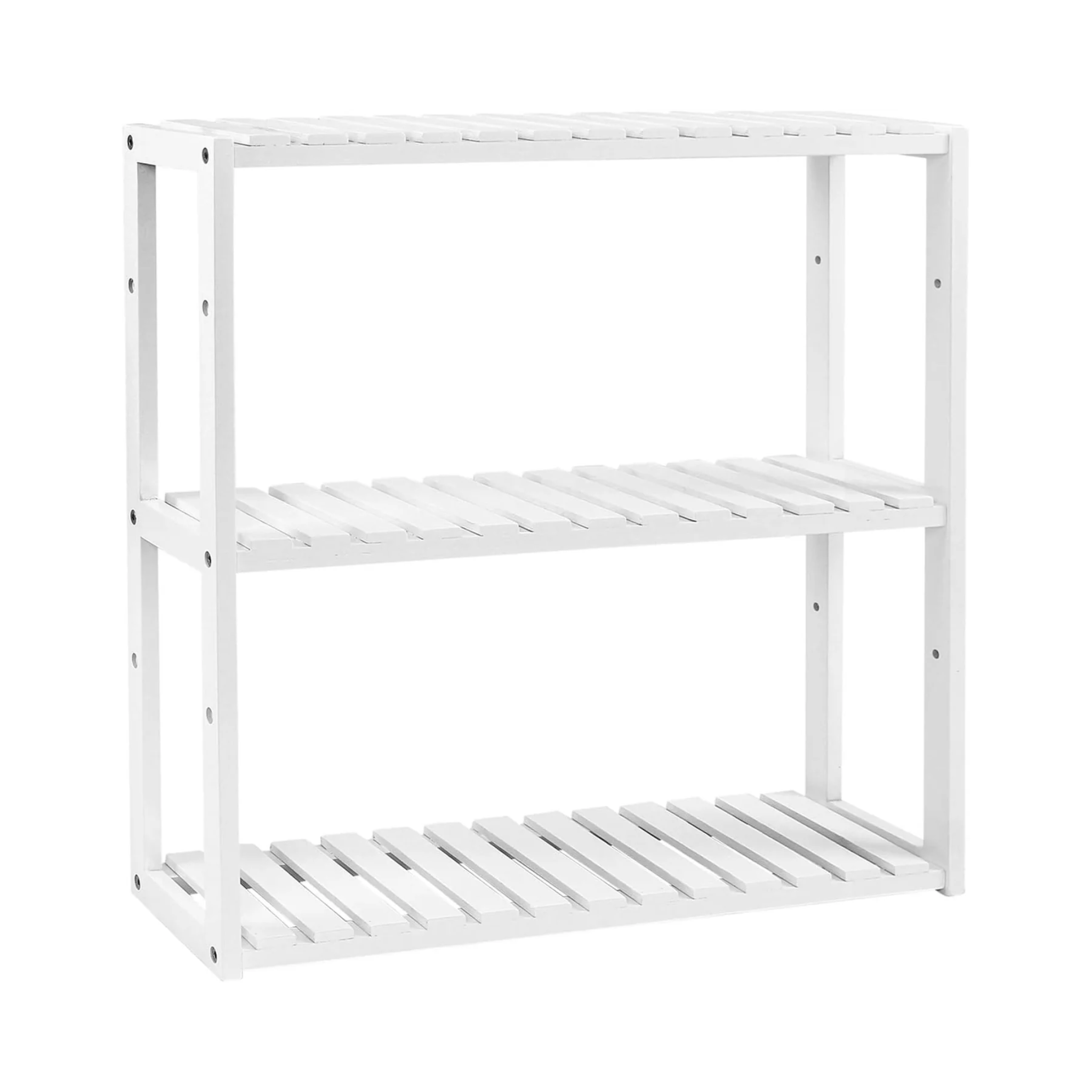 3-Tier Adjustable Bamboo Shelf