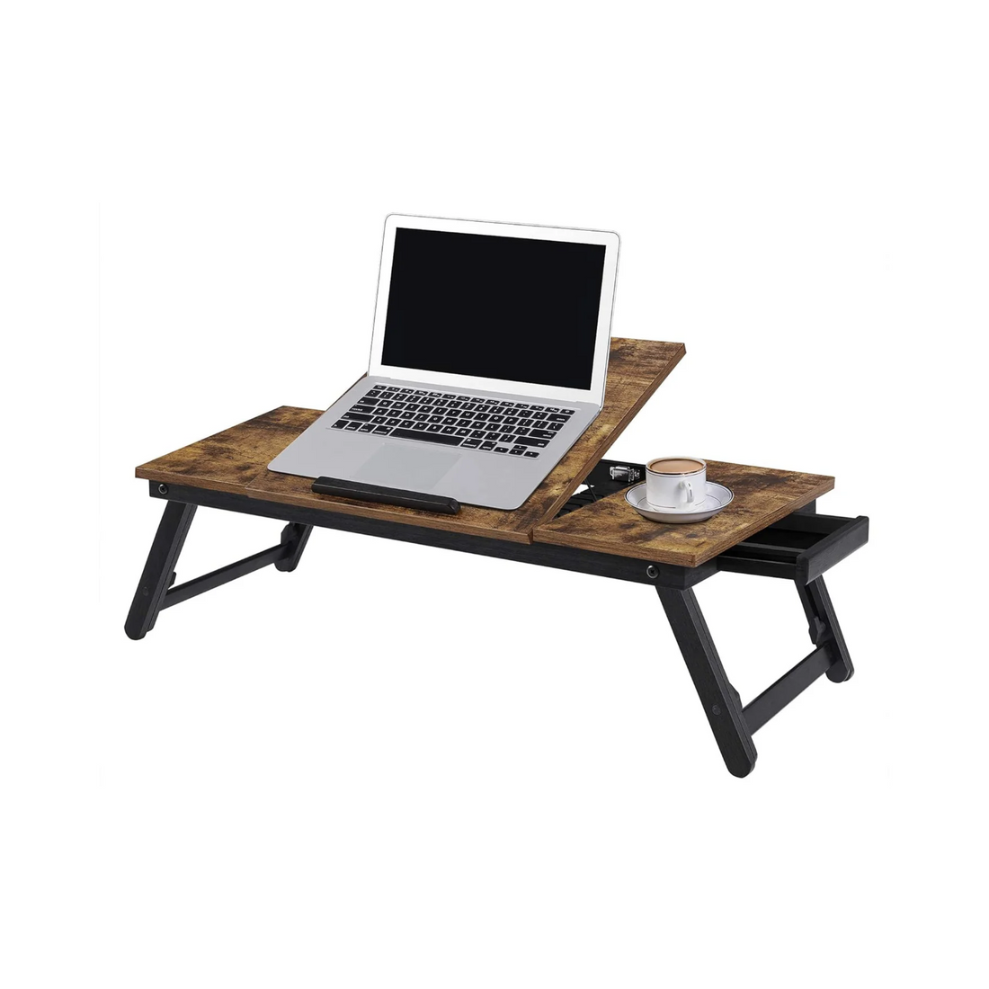Adjustable Laptop Desk with Drawer