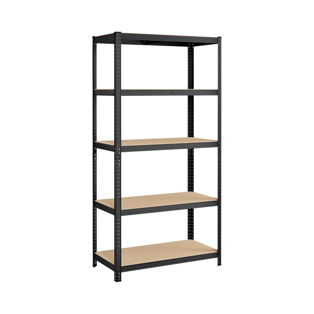 5-Tier Steel Storage Shelving Unit - Tool-Free Assembly (50x100x200cm)