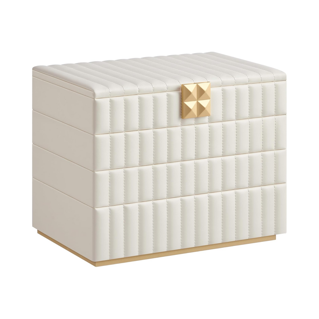 Jewellery Organizer, 4-Tier with Mirror