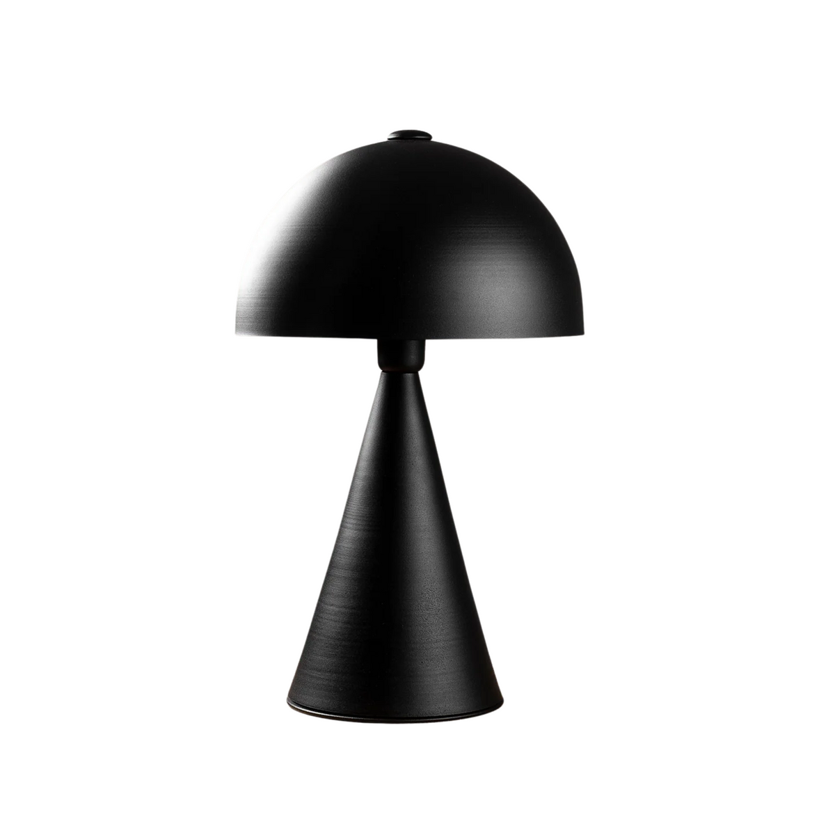 Metal Mushroom Table Lamp – Black