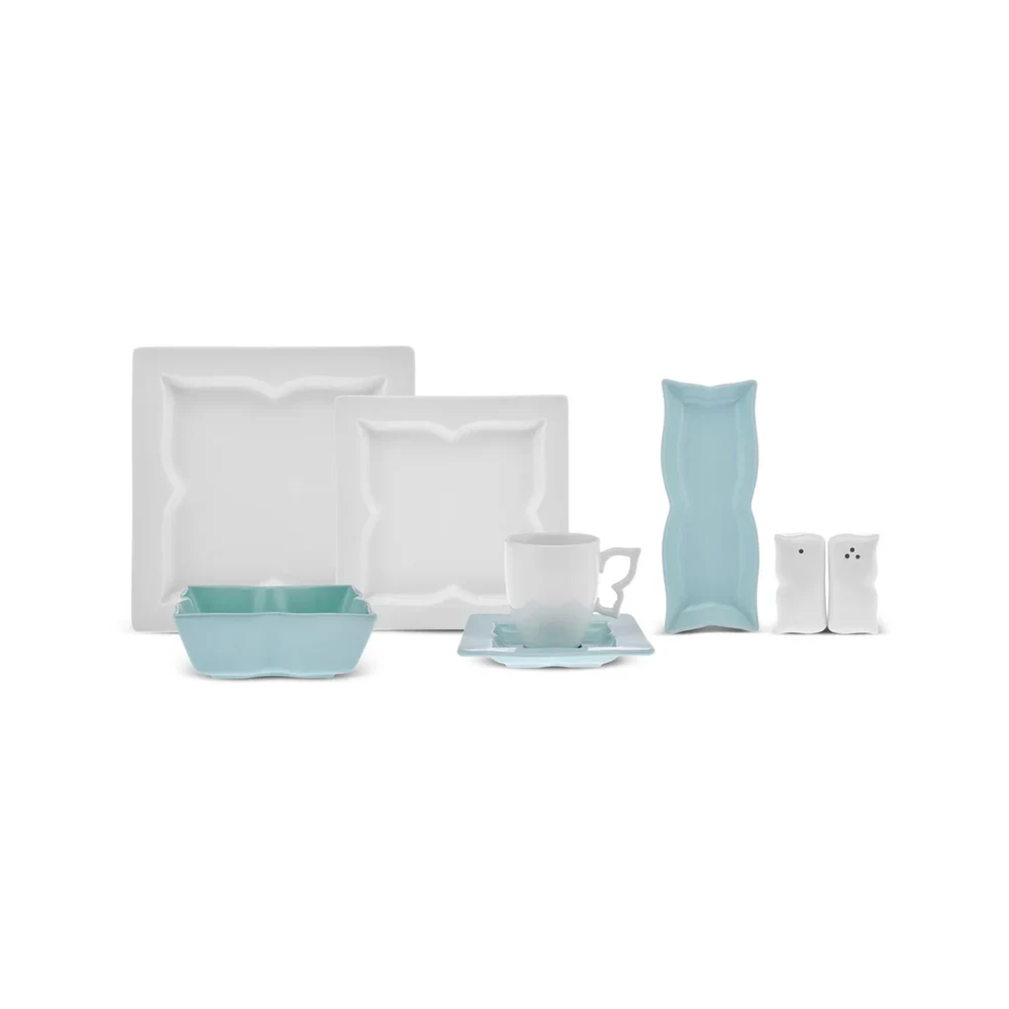 Karaca Winx 28-Piece Square Breakfast Set (6 Person)