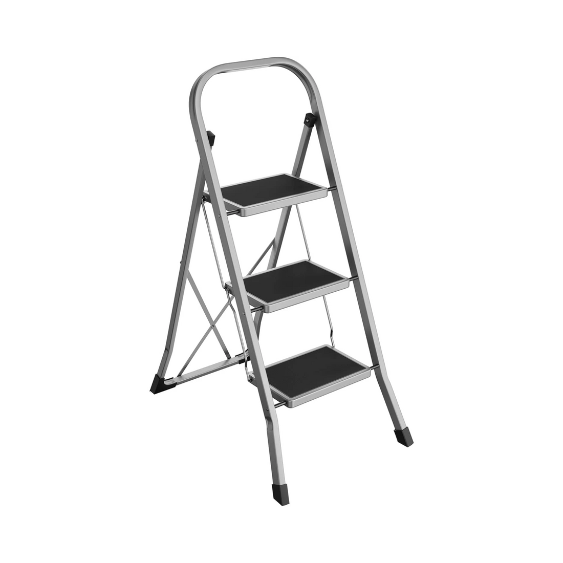 3-Step Folding Stepladder (150kg Capacity)