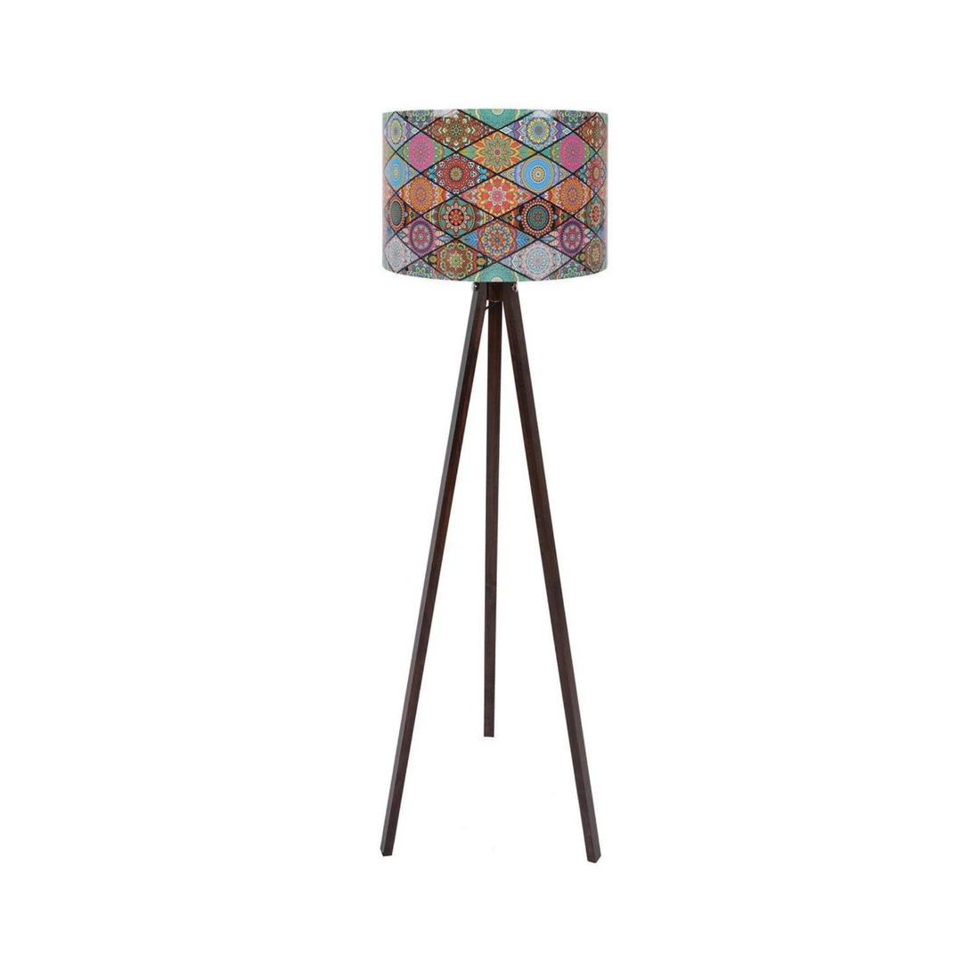 Tripod Floor Lamp - Black & Multicolor (145cm)