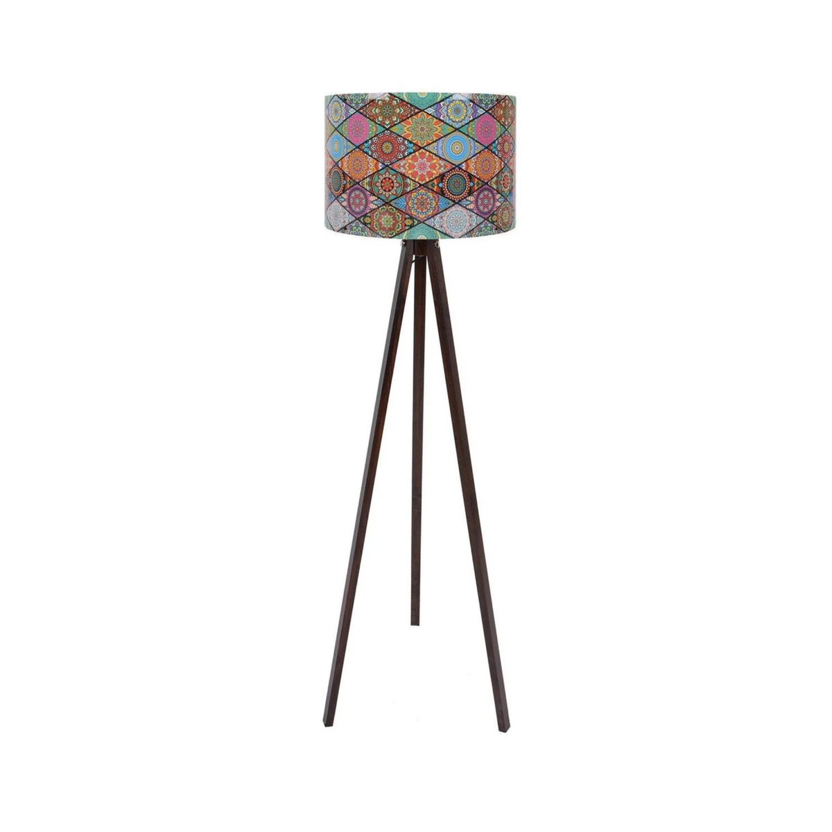Tripod Floor Lamp - Black & Multicolor (145cm)