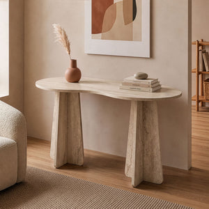 Travertine Computer Desk