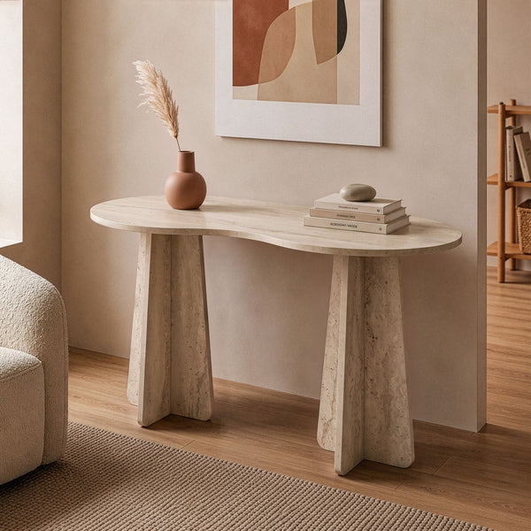 Travertine Computer Desk