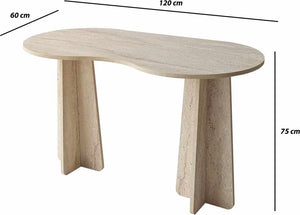 Travertine Computer Desk