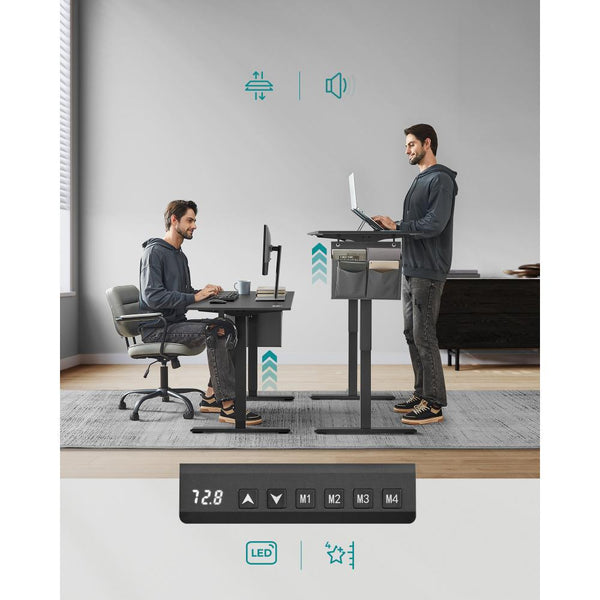 Electric Height Adjustable Desk - Black - Karrari