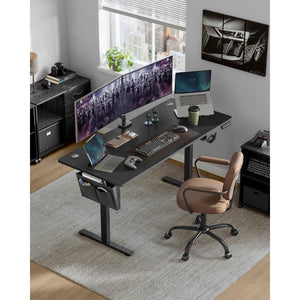 Electric Height Adjustable Desk - Black - Karrari