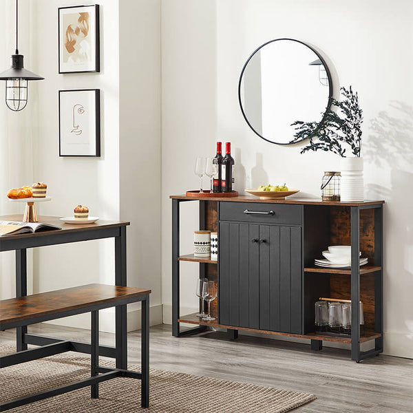 Sideboard with Drawer and Shelves - Karrari