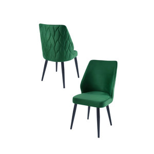 Upholstered Green Chair (set of 2) - Karrari