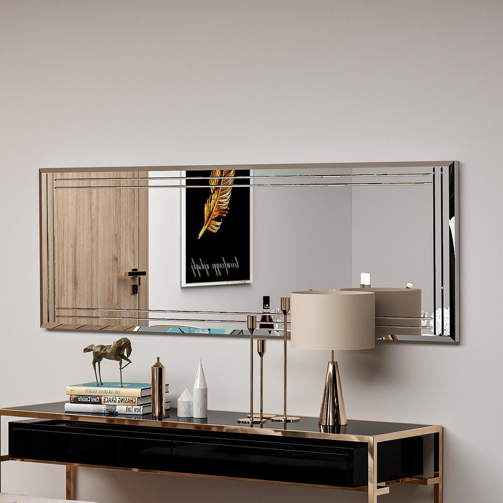 Buhem Mirror White (40 x 120cm) - Karrari
