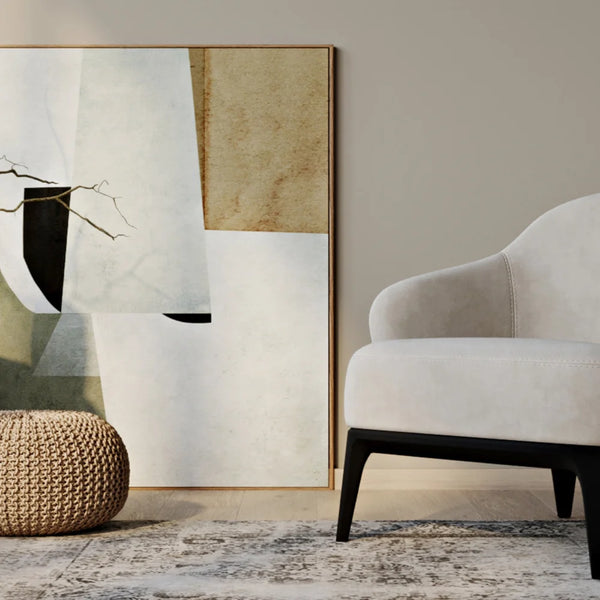 Aura Sculptural Accent Chair