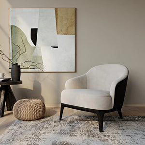 Aura Sculptural Accent Chair