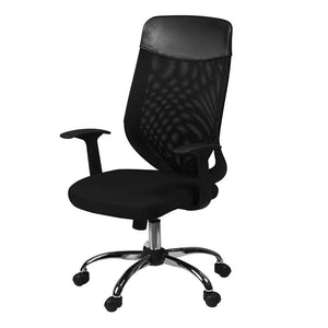 Executive Office Chair – Ergonomic Swivel Desk Chair with Chrome Base - Karrari
