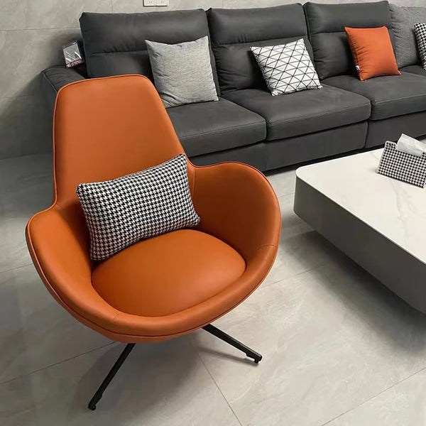 Modern Luxury Swivel Lounge Chair with Cushion - Karrari