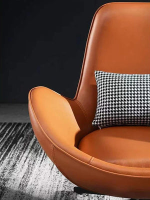 Modern Luxury Swivel Lounge Chair with Cushion - Karrari