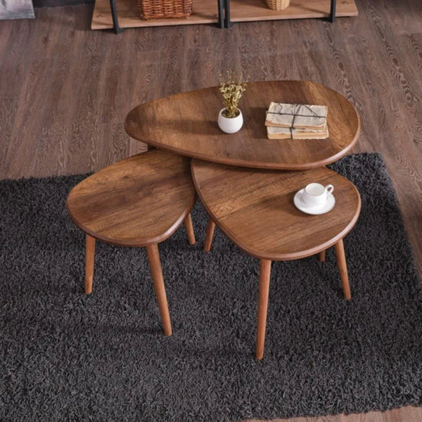 Modern Nesting Tables Set – 3 Pieces - Karrari