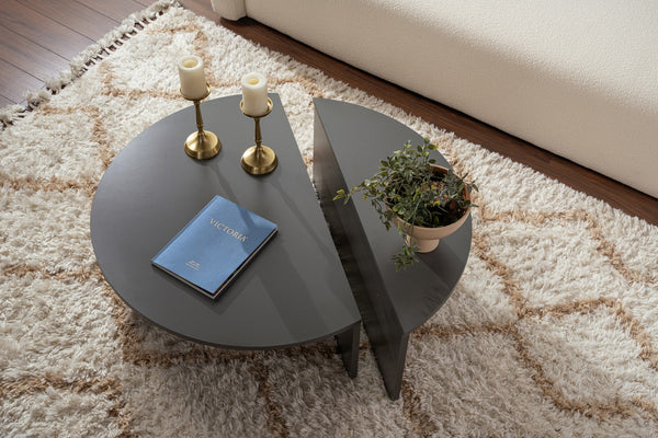Modern Geometric Coffee Table - Karrari