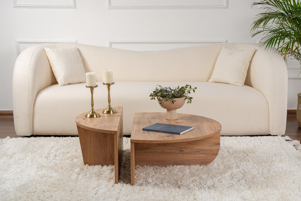 Modern Geometric Coffee Table - Karrari
