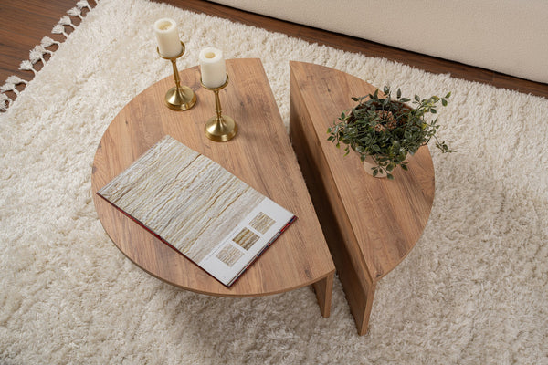 Modern Geometric Coffee Table - Karrari