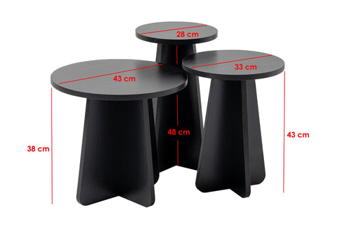 3-Piece Nesting Table Set - Karrari