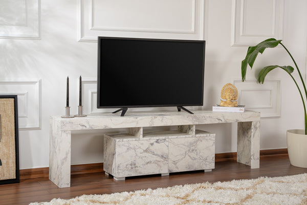 Marble-Finish TV Unit - Karrari
