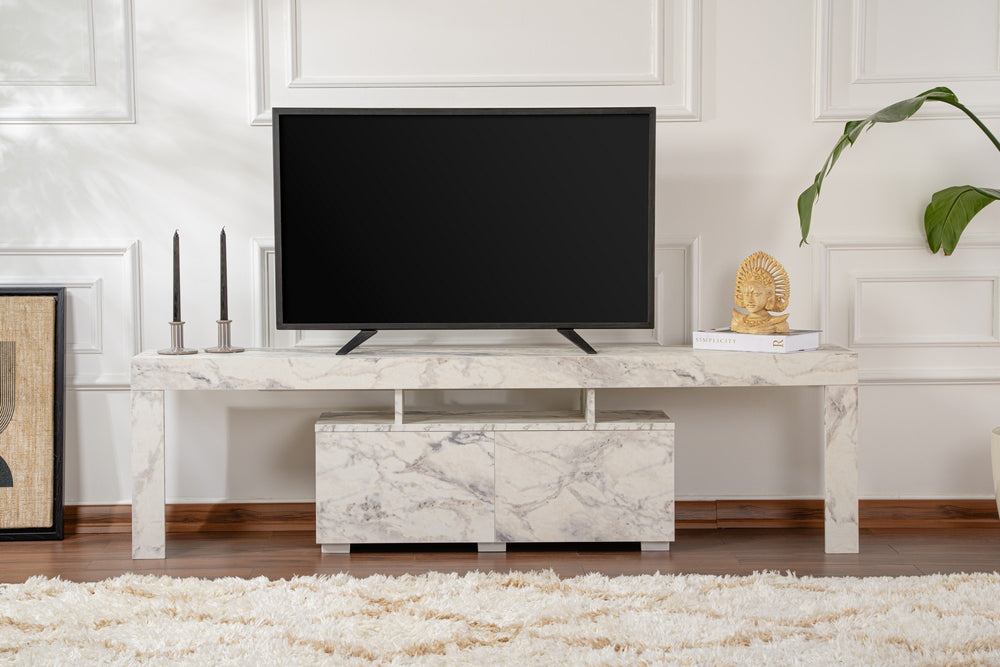 Marble-Finish TV Unit - Karrari