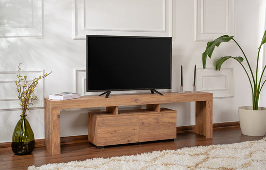 Rustic Wooden TV Unit – Atlantic Pine