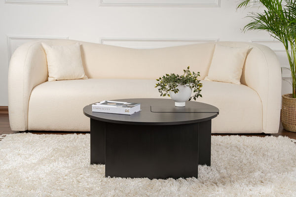 S-Curve Coffee Tables – Sleek Black - Karrari