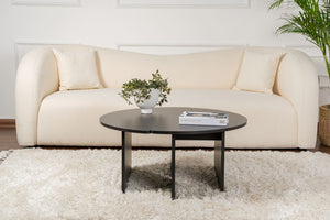 S-Curve Coffee Tables – Sleek Black - Karrari