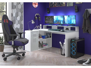 Gamer Corner Desk Combination - Reversible - Karrari
