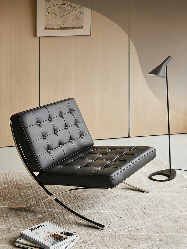 Mid-Century Modern Tufted Accent Chair - Karrari